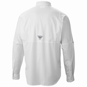 Columbia PFG Tamiami™ II Långärmad Tröja Herr Vita (OXZYH4025)